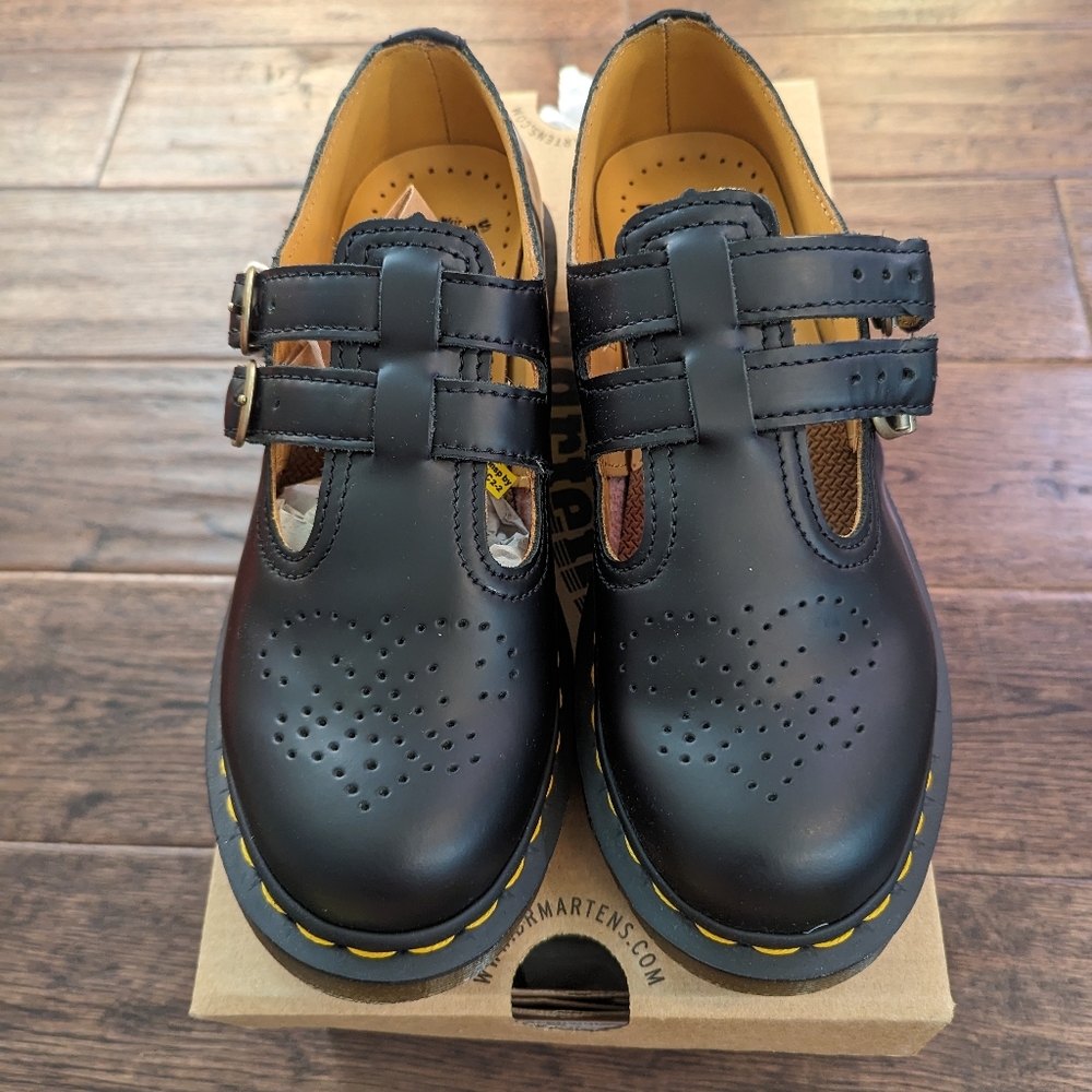 Doc Martens Leather Mary Janes Black